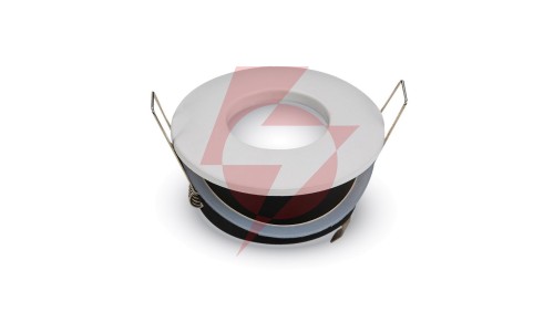 Oprawa punktowa Oczko 1xGU10 IP54 Okrągła Biała 3613