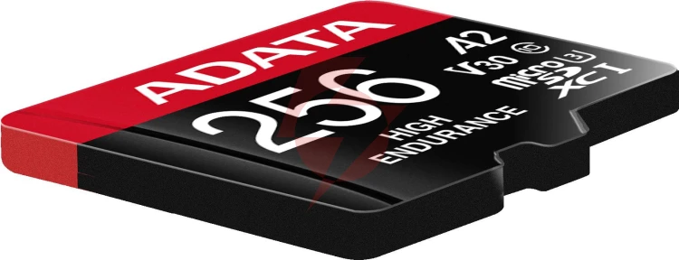 Adata karta microsd high endurance 256gb uhs1 u3 v30 a2 100/85mb/s + adapter