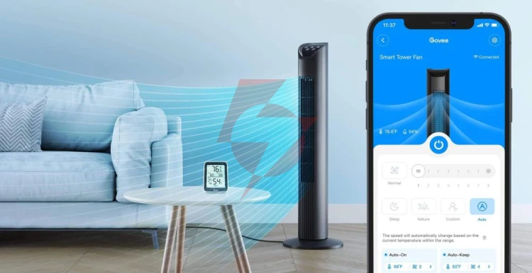 Govee h5075 termometr i higrometr bluetooth, wyświetlacz