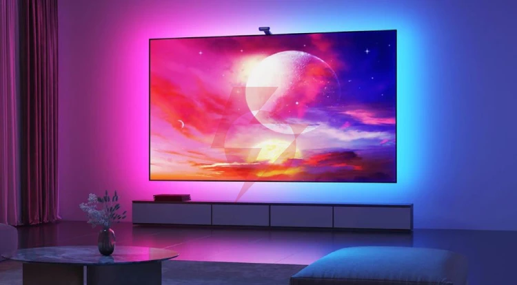 Govee h605c envisual tv backlight t2 taśma led podświetlenie dla tv 55-65 cali, rgbic, wi-fi+bluetoo