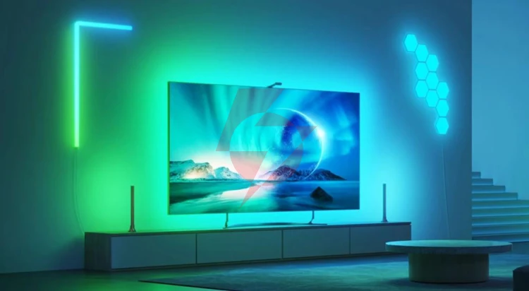 Govee h605c envisual tv backlight t2 taśma led podświetlenie dla tv 55-65 cali, rgbic, wi-fi+bluetoo