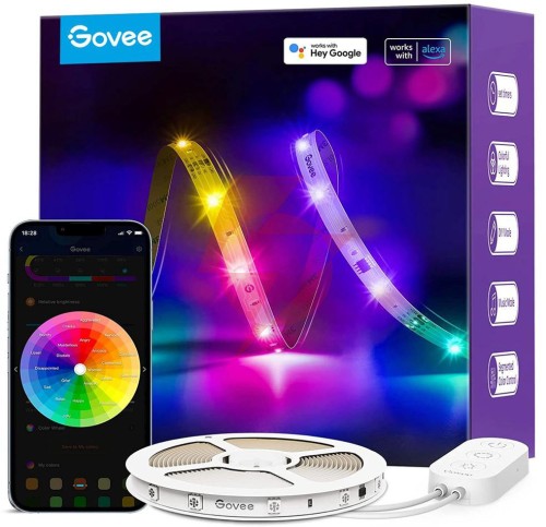 Govee h618c basic led strip light 10m taśma led wi-fi, bluetooth, rgbic