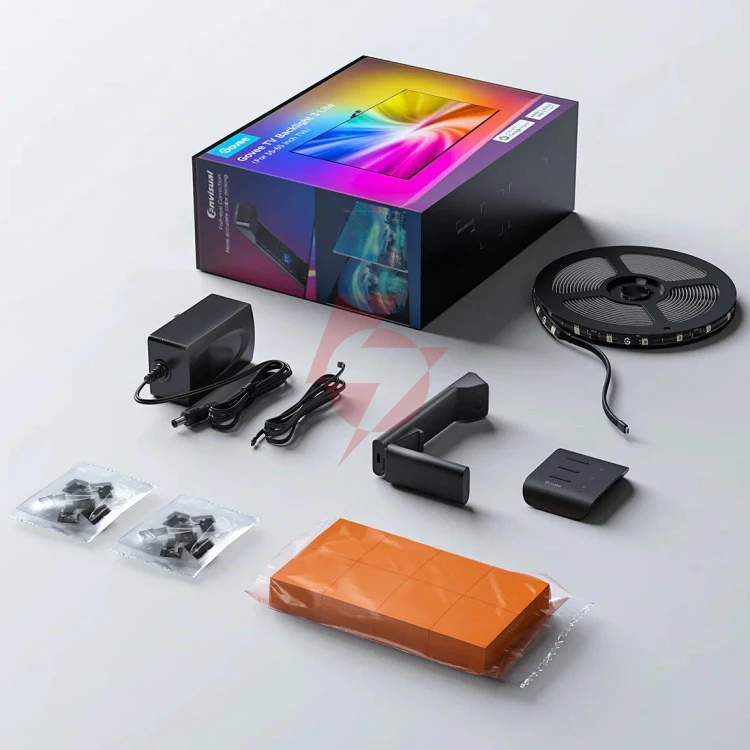 Govee h6099 tv backlight 3 lite podświetlenie led dla tv 55-65 cali, rgbicw, wi-fi+bluetooth