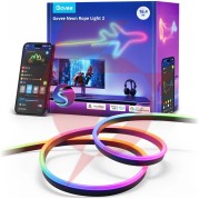 Govee h61d5 neon lights 2 5m oświetlenie led matter, homekit, google, alexa, smartthings