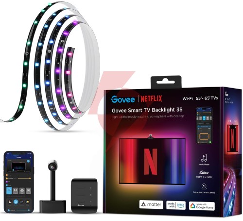 Govee h6098 envisual tv backlight netflix co-branding version taśma led podświetlenie dla tv 55-65 c