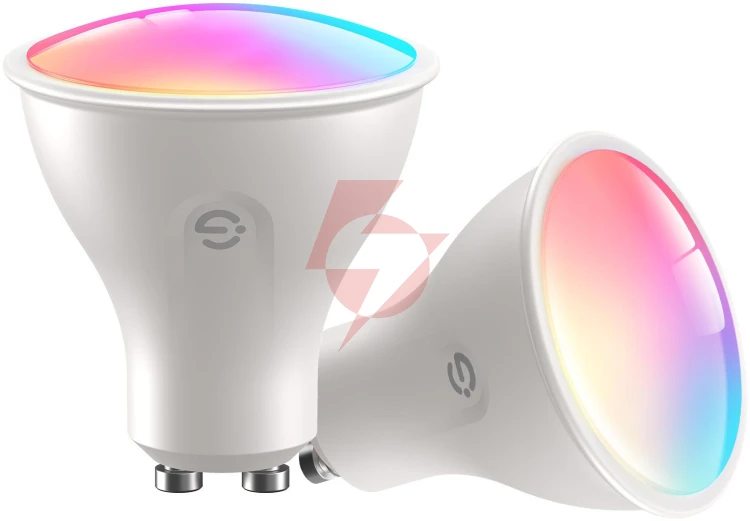 Govee h600d gu10 light bulb 2-pack inteligentna żarówka rgbww 400 lm, wi-fi, bluetooth