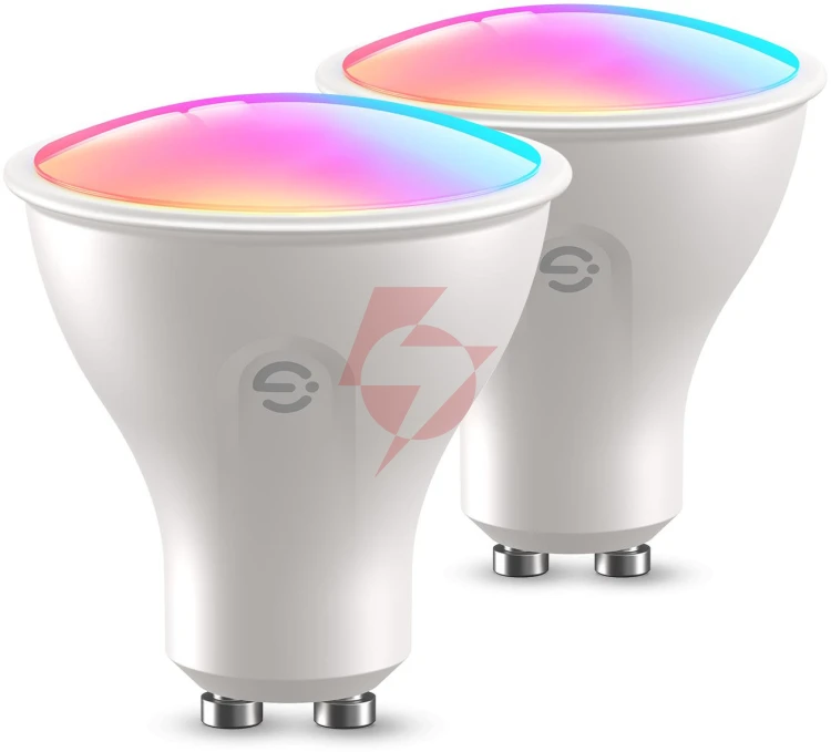 Govee h600d gu10 light bulb 2-pack inteligentna żarówka rgbww 400 lm, wi-fi, bluetooth