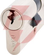 Wkładka psg 63.63535.mn bębenkowa mosiężna 35/35, kolor nikiel-satyna