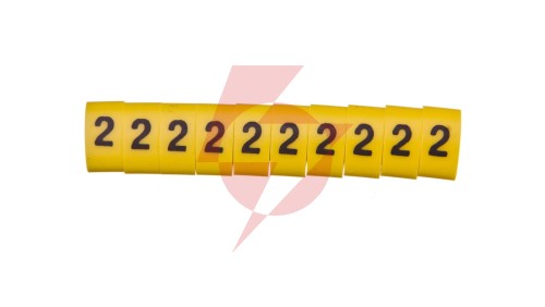 Oznacznik przewodów OZ-3/2 żółty E04ZP-01020500300 /100szt./