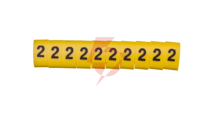 Oznacznik przewodów OZ-3/2 żółty E04ZP-01020500300 /100szt./