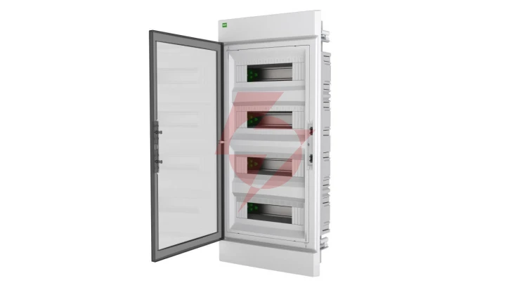 Rozdzielnica modułowa ELEGANT 4x12 PE+N podtynkowa dymny 2475-01