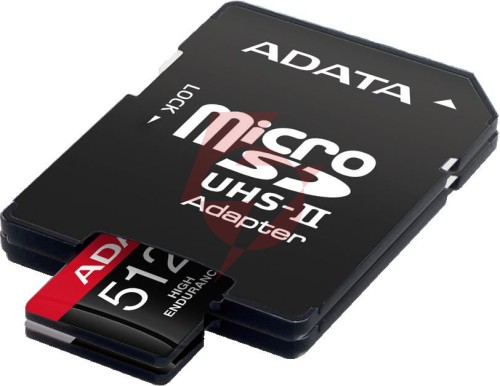 Adata karta microsd high endurance 512gb uhs1 u3 v30 a2 100/85mb/s + adapter