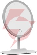 Lusterko do makijażu humanas hs-ml03 z podświetleniem led - biały