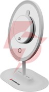 Lusterko do makijażu humanas hs-ml03 z podświetleniem led - biały