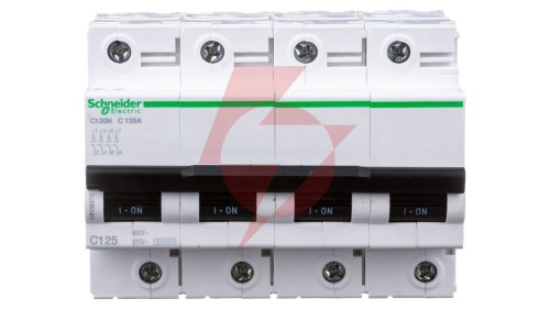 Wyłącznik nadprądowy 4P C 125A 10kA AC C120N Acti9 A9N18376