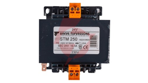 Transformator 1-fazowy bezpieczeństwa STM 250 230/ 24V 10,4A, Ta 40, 16224-9920