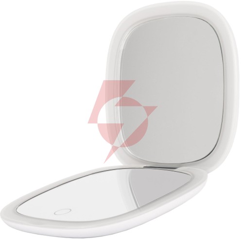 Lusterko kosmetyczne humanas hs-pm01 z podświetleniem led - biały