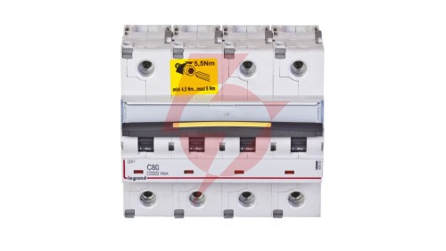 Wyłącznik nadprądowy 4P C 80A 10kA AC S314 DX3 409362
