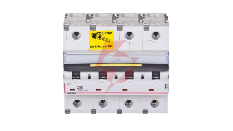 Wyłącznik nadprądowy 4P C 80A 10kA AC S314 DX3 409362