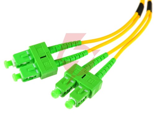 Patchcord światłowodowy sm 2m duplex 9/125, sc/apc-sc/apc 3mm