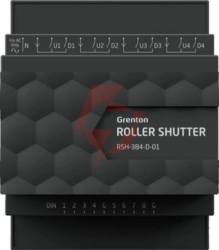Moduł grenton roller shutter x4, din, tf-bus