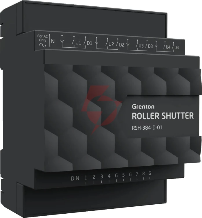 Moduł grenton roller shutter x4, din, tf-bus