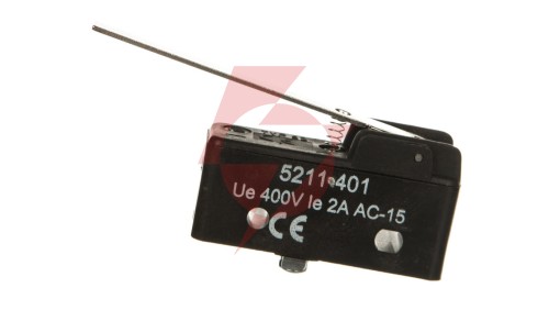 Wyłącznik krańcowy miniaturowy 1CO dźwignia płaska W0-5211-401