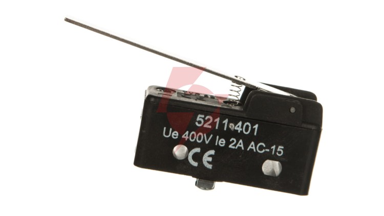Wyłącznik krańcowy miniaturowy 1CO dźwignia płaska W0-5211-401