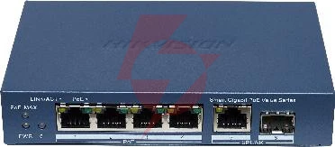 Switch hikvision ds-3e1506p-ei/m-4p1t1f(o-std)
