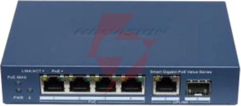 Switch hikvision ds-3e1506p-ei/m-4p1t1f(o-std)