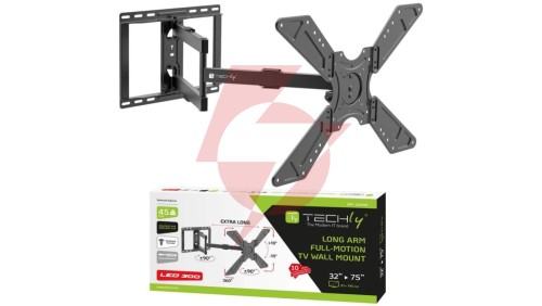 Uchwyt ścienny do TV/LCD 32-75 LED/LCD do 45kg obrotowy uchylny