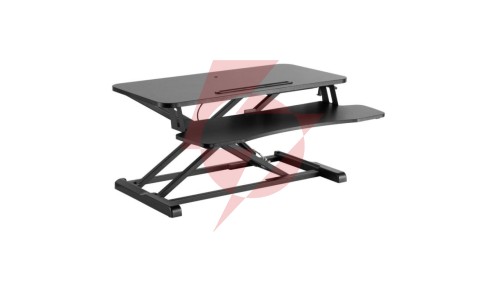 Nakładka na biurko ze sprężyną gazową pod laptopa monitor