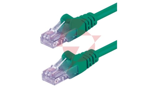 Patchcord Cat6 UTP 100 CU zielony /0,3 m/