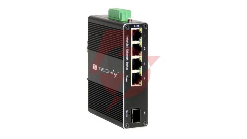 Media konwerter switch Ethernet 1000Base RJ45 na slot SFP, DIN, IP40