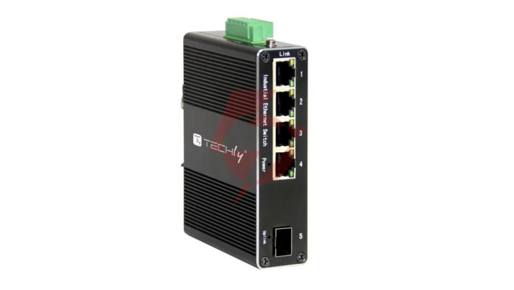 Media konwerter switch Ethernet 1000Base RJ45 na slot SFP, DIN, IP40