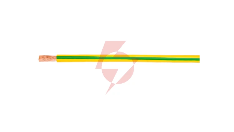 Przewód instalacyjny H05V-K (LgY) 0,5 żółto-zielony /100m/