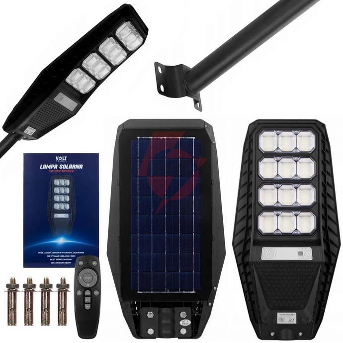 Lampa solarna volt polska pioneer 240 + panel 18w + 18.000mah + pilot