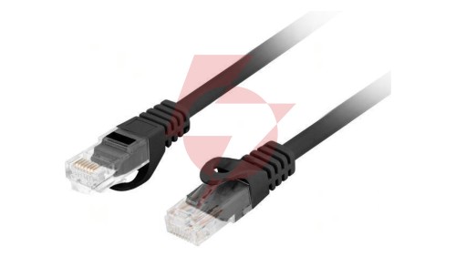 Patch cord U/UTP Cat: 6 RJ45 wtyk z obu stron linka Cu 15m PCU6-10CU-1500-BK