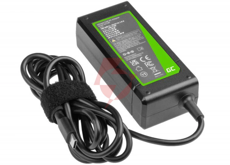 Zasilacz ładowarka do laptopa uniwersalna apple green cell pro ad134p 20v 3,25a 65w usb-c