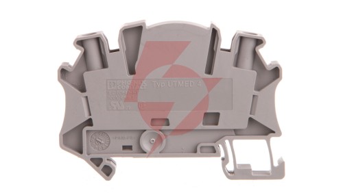 Złączka szynowa 2-przewodowa 4mm2 szara UTMED 4 3047465 /50szt./