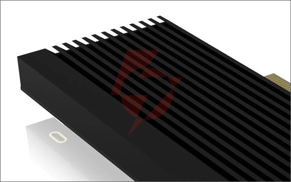 Kontroler icybox  karta pci na m.2 ssd nvme ib-pci208-hs z radiatorem