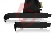 Kontroler icybox  karta pci na m.2 ssd nvme ib-pci208-hs z radiatorem