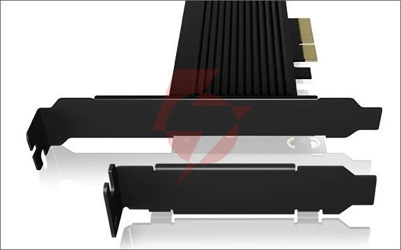 Kontroler icybox  karta pci na m.2 ssd nvme ib-pci208-hs z radiatorem