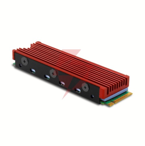 Radiator do dysków axagon clr-m2 aluminiowy pasywny m.2 2280 ssd