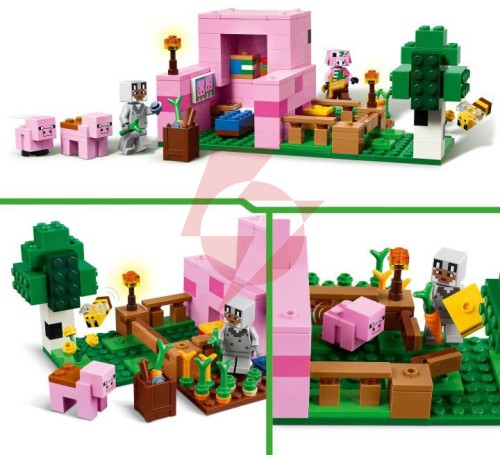 Klocki lego minecraft 21268 - dom prosiaczka