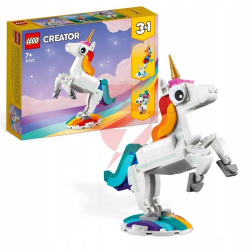 Klocki lego creator 3w1 31140 - magiczny jednorożec