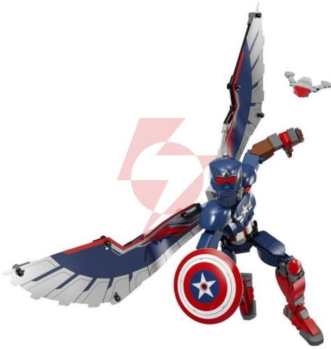 Klocki lego marvel super heroes - figurka nowego kapitana ameryki