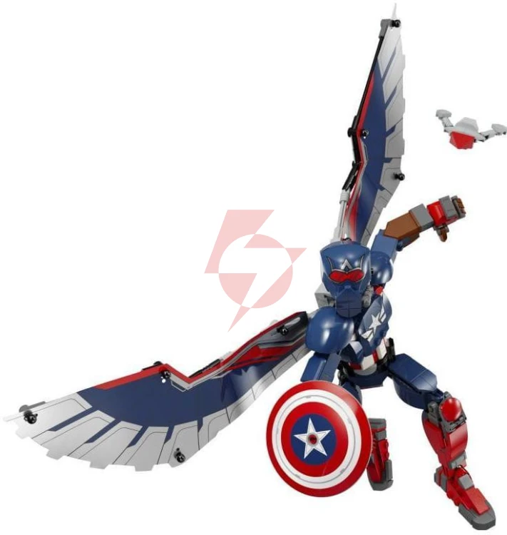 Klocki lego marvel super heroes - figurka nowego kapitana ameryki