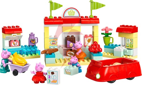 Klocki lego duplo - peppa i supermarket