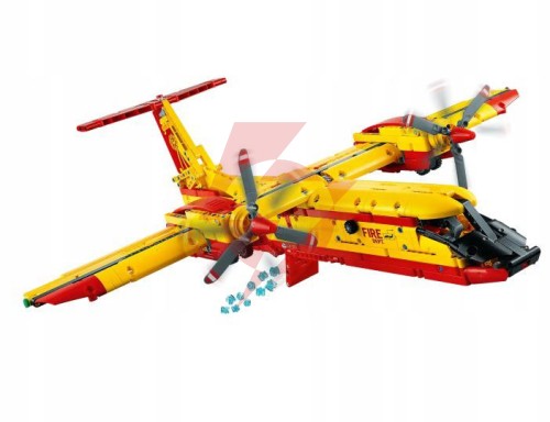Klocki lego technic - samolot gaśniczy